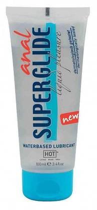 HOT Anal Superglide Liquid Pleasure Waterbased Lubricant 100 ml Lubricant