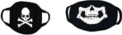 VRITRAZ Glow in the dark , Pollution Face Mask for Man Danger Skull