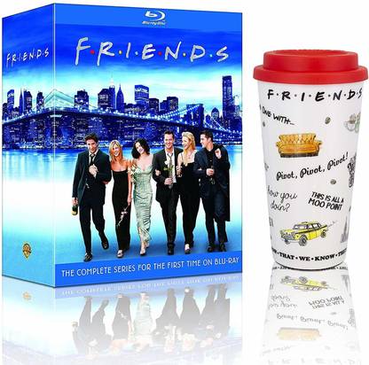 Friends: The Complete Series - Seasons 1 to 10 (21-Disc Box Set) (Slipcase Packaging + Fully Packaged Import) + FRIENDS Travel Mug (Region Free)