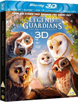 Legend of the Guardians: The Owls of Ga'hoole (Blu-ray 3D + Blu-ray + DVD + UV Copy + Digital Download) (3-Disc Box Set)