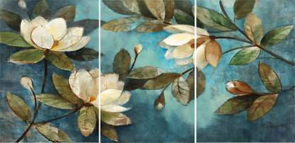 RANGOLI HD Digital Famous Beautiful Flower Scenery Painting Digital Reprint 37.5 inch x 18.5 inch Painting