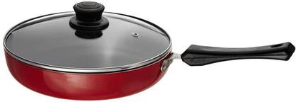 NIRLON Fry Pan 24 cm diameter with Lid 1.3 L capacity