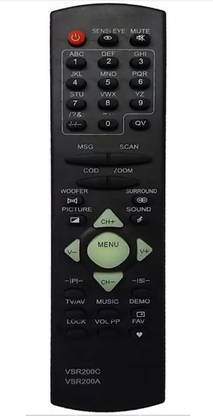 EVolveTech Remote 2 IN 1 VSR200A VSR200C CRT Universal Compatible for  Tv Videocon Remote Controller