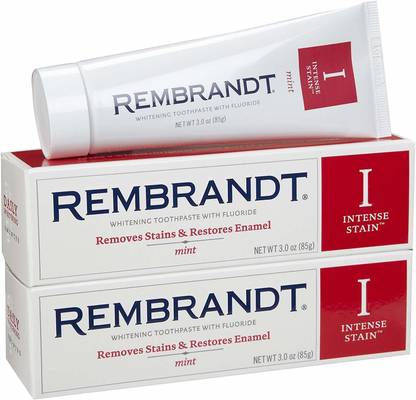 Rembrandt Intense Stain Toothpaste, Mint, 3 Ounce, 2-pack [CAT_4245] Toothpaste