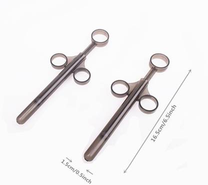 SaiDeng Lubricant Applicator Shooter with Pull Ring for Men and Women Vaginal Dilator