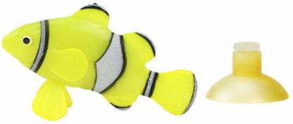 PETS EMPIRE Aquarium Floating Clown Fish for Fish Tank Decoration Size : 6.3 * 4.1cm 1 Piece (Color May Vary) Laterite Unplanted Substrate
