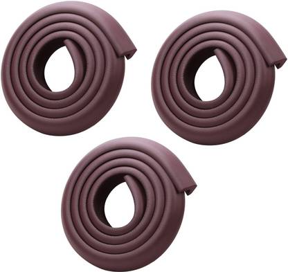 SYGA Set of 3 Brown Baby Safety Strip Edge Guard Cushion Corner Cover tape Infant Bump Protector