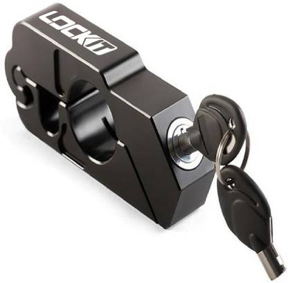 lockit LOCK-IT Heavy Duty Bike Brake Lock - Locking System by Holding Handle Bar with Brake Lever -Bikes & Scooters (BLUE Only available) LKI2776JJ9 Quick Release Lock