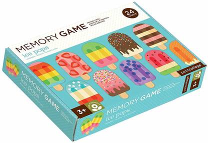 Petit Collage Memory Game Ice Pops