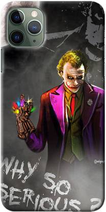 NDCOM Back Cover for Apple iPhone 11 Pro Max Avengers End Game Joker With Gauntlet Printed