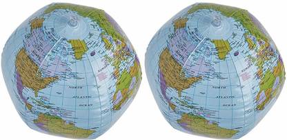 Pangda Inflatable Globe Inflatable World Globe Desk & Table Top Old World World Globe