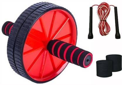 L'AVENIR FITNESS Ab Wheel Exerciser + Wristband + Jump Rope for Perfect Workout & Stamina Fitness Accessory Kit Kit