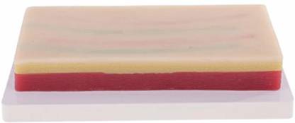 MagiDeal Suturing Practice Kit 3 Layers Skin Fat Muscle Suture Pad