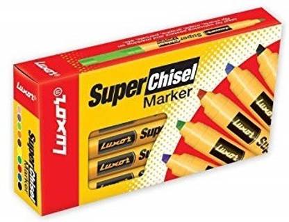 LUXOR Chisel Markers (Pack of 10)