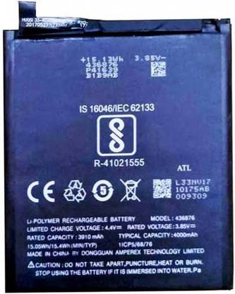 LIFON Mobile Battery For  10.or E Tenor 436876 - 4000mAh