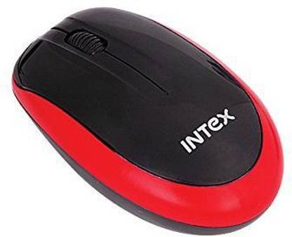 Intex Optical Jaguar Rb USB Mouse (Black/Red) Wired Ambidextrous Optical  Gaming Mouse