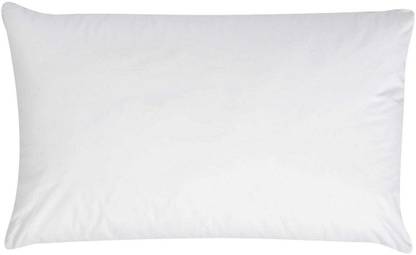 Soft Touch Polyester Fibre Solid Bed/Sleeping Pillow Pack of 1
