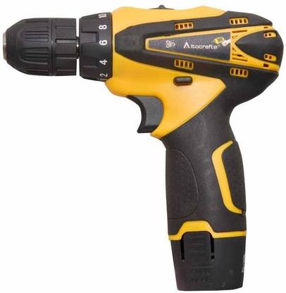 TWONE ALTOCRAFTE Drill Plastic Cordless Drill Screw Driver 10mm Keyless Chuck ALTOCRAFTE Drill Plastic Cordless Drill Screw Driver 10mm Keyless Chuck 12V Pistol Grip Drill