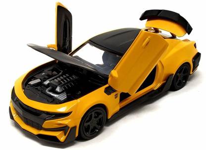 PREMZONE 1:32 Scale Die-Cast Chevy Camaro with Openable Doors and Pull Back Action, Lights & Music(Best gift for Child) (Multi color) (Multicolor, Pack of: 1)