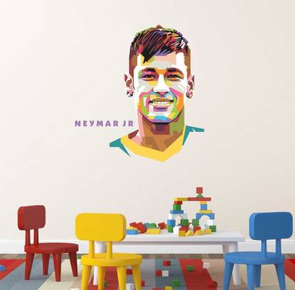 Wallzone 60 cm NEYMAR JR Removable Sticker