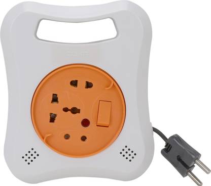 CONA 4166 MULTI 2 Pin Flex Box, 240V, 4 Meter|Electrical Extension Box with Universal Socket 3  Socket Extension Boards