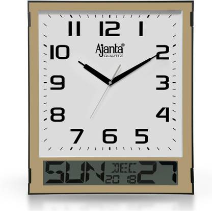AJANTA Analog-Digital 42 cm X 32 cm Wall Clock