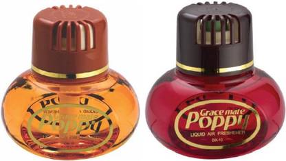 Poppy GARDENIA, STRAWBERRY Automatic Spray (Set 2) GARDENIA, STRAWBEERY Car Liquid Air Freshener
