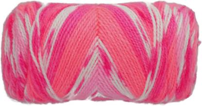 GANGA Spectrum Hand Knitting Yarn (Multicolor_PTR1606) (400gms+Needle)
