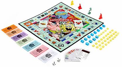 Hasbro SpongeBob SquarePants Edition Money & Assets Board Game