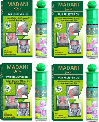 Madani Gold Pain Reliver Oil Roll (4 pcs of 8ml) 100% gauranteed Liquid