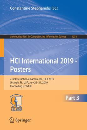 HCI International 2019 - Posters