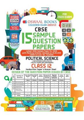 Oswaal Cbse Sample Question Papers Class 12 Political Science