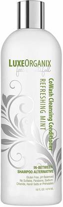 LuxeOrganix Cleansing Conditioner CoWash - Sulfate Free - Best For Curly
