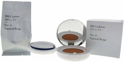 Laneige Bb Cushion Spf 50+ Pa+++ Foundation, No. 21 Natural Beige, 2 Count [Cat_995] Foundation
