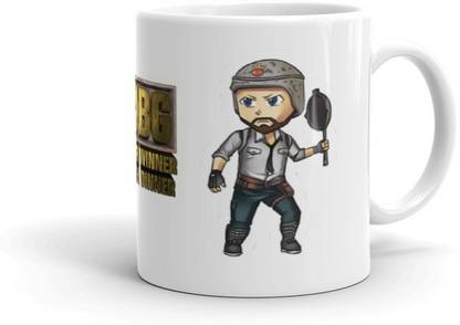 krishna traders Pubg Winner Winner Chicken Dinner PlayerUnknown's Battlegrounds Printed Coffee And Tea 330ML 278 Ceramic Coffee Mug