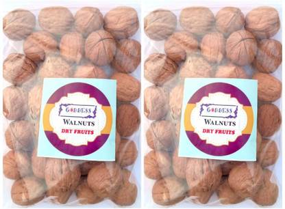 Goddess Premium Walnuts 100 grams each (Pack of 2) Walnuts