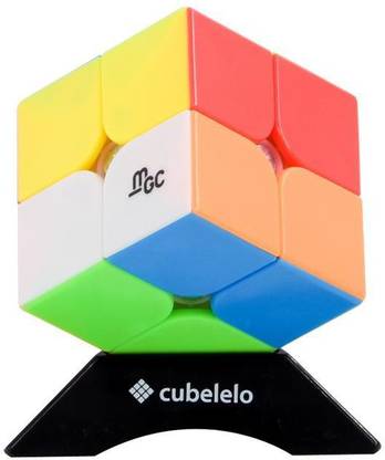 Cubelelo YJ MGC 2x2 Stickerless Magnetic Speed Cube Magic 2x2x2 Puzzle Toy