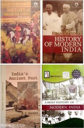 Upsc History Book Modern +medival+Ancient