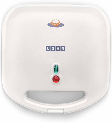 USHA Sandwich Maker (2372) 700-Watt (White) Grill