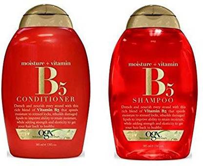 ogx Vitamin B5 Plus Moisture Shampoo And Vitamin B5 Conditioner 13 Oz [ Bundle Of 2