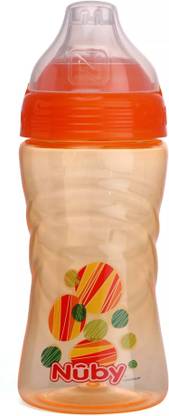 NUBY SIP-IT Sport sipper with spout for your kids (Orange)- 12oz 360ml
