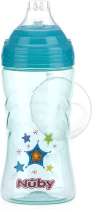 NUBY SIP-IT Sport sipper with spout for your kids (Turquoise)- 12oz 360ml