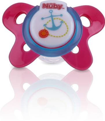 NUBY Classic Butterfly Oval Pacifier 0-6 Months Teether