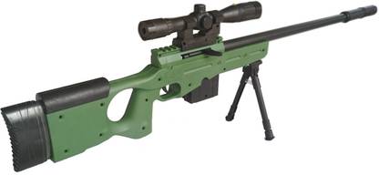 IndusBay PUBG AWM Sniper Rifle Toy Gun 70 Cms with Laser Target Big Size Army Toy Gun for Boys Guns & Darts