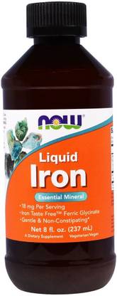 Now Foods Iron Liquid, 8 fl oz (237 ml)