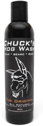Badass Beard Care Original : Chuck's Hog Wash - All Natural Beard and Body Wash - The Or