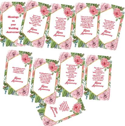 OddClick Happy Anniversary Blessing on You Wedding Anniversary Surprise Greeting Card Greeting Card