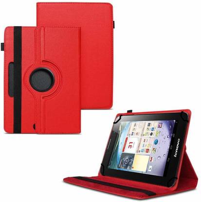 TGK Flip Cover for Lenovo Idea Tab A3000 Tablet 7 inch/ 360 Degree Rotating Universal Case With 3 Camera Hole