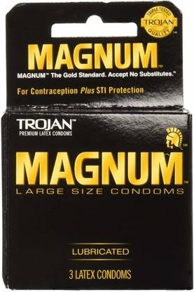 Trojan Condoms Large Size (1) Pack of 3 Condoms Condom