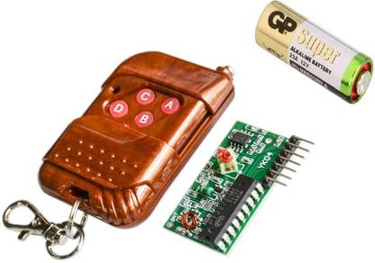 Robokitshop IC 2262/2272 4 Channel 315Mhz Key Wireless Remote Control Kits Receiver module Motor Control Electronic Hobby Kit
